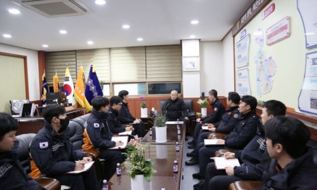 서해환경신문· 김상식 서산소방서 서장 “직원들의 노고에 감사드린다”