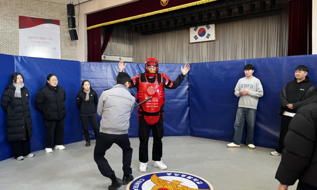 서해환경신문·  충남도립대 경찰행정학과, 경찰 교육과정 체험