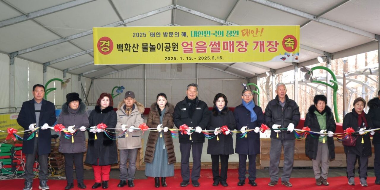 서해환경신문· “백화산에 무료 얼음 썰매장 있대!” 놀고 싶은 분들 오세요! ^^